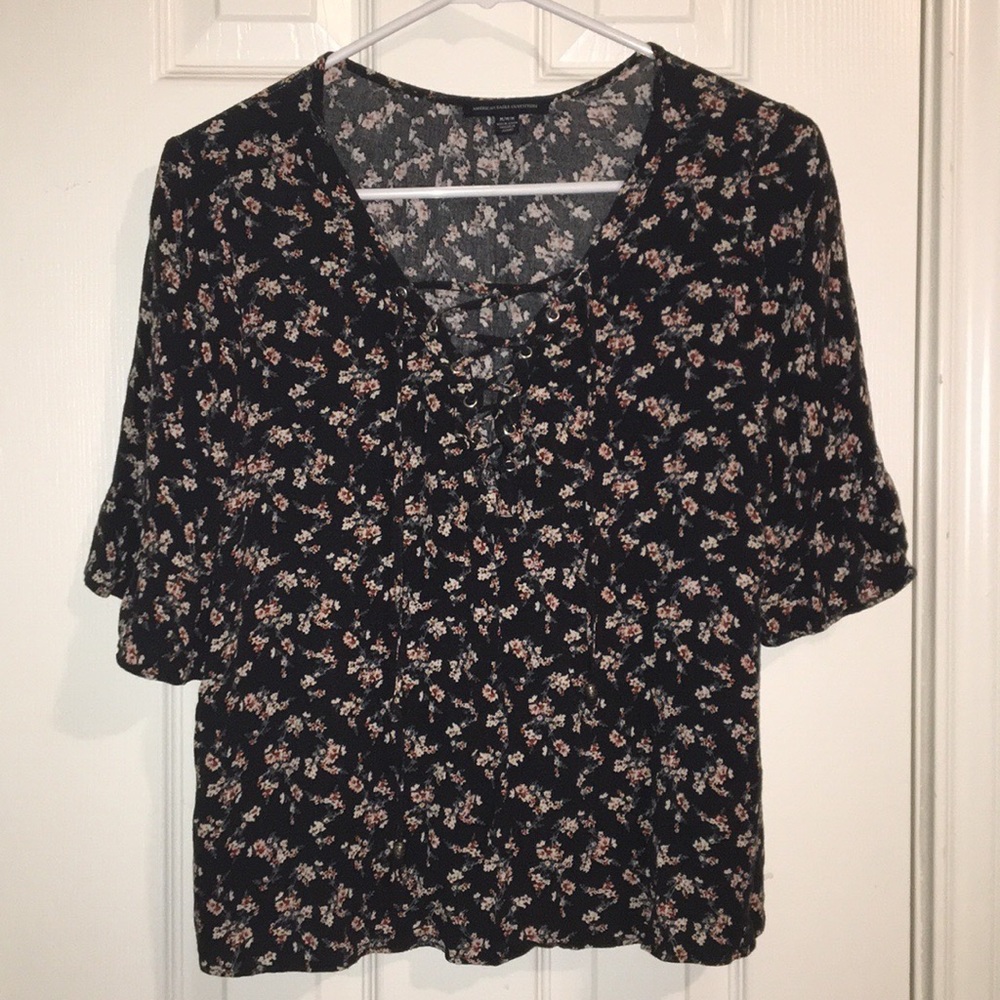 Floral Top (Worn once)